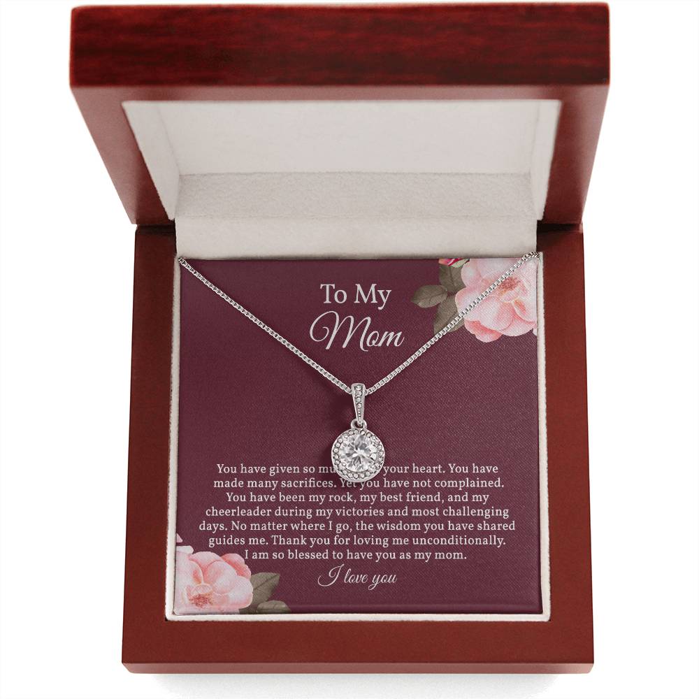 Eternal Hope Necklace for Mom, Gift from Daughter for Mom, Necklace for Mom Gift from Son
