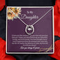 Lucky In Love Necklace for Daughter, Bday / Graduation Gift For Daughter
