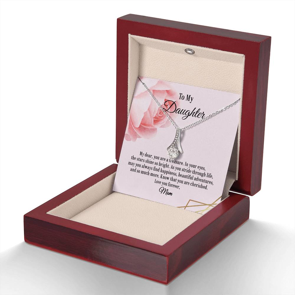Mom and Daughter Alluring Beauty Necklace, Gift for Daughter