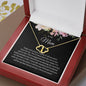 Stunning Gold Hearts Everlasting Love Necklace for Mother of the Bride
