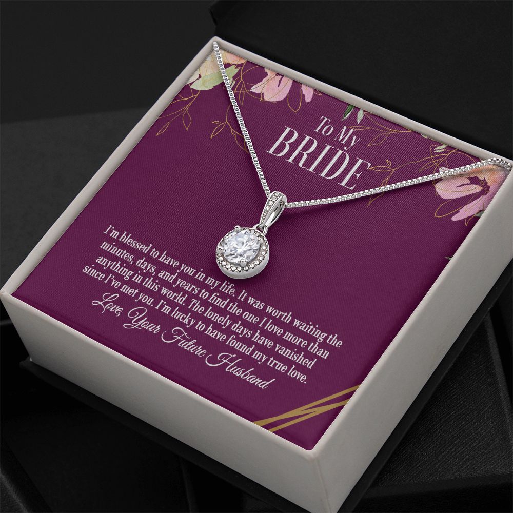 Gift for Bride on Wedding Day from Groom, Necklace for Bride
