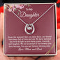 Necklace Gift For Daughter, Jewelry Gift From Mom and Dad,