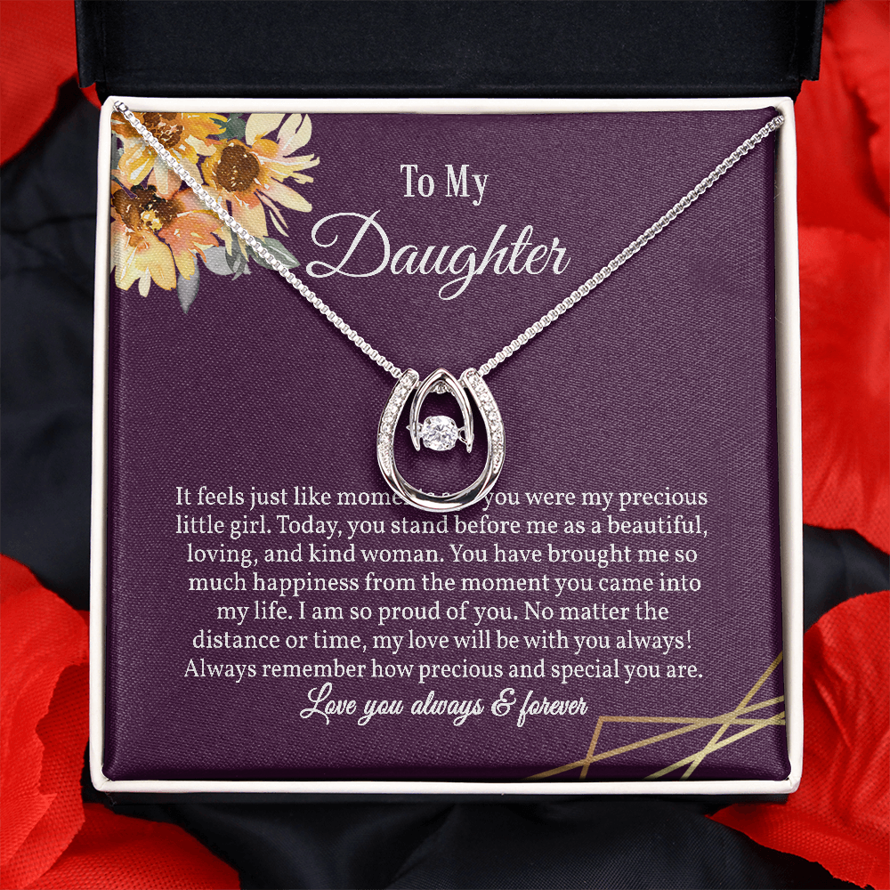 To My Daughter Necklace Gift, Daughter Necklace, Jewelry for Daughter