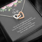 Two Hearts Necklace Gift for Wife
