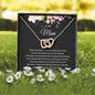Two Hearts Necklace, Love Necklace Gift for Mom