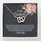 Interlocked Hearts Necklace for Girlfriend