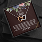 Interlocked Hearts Necklace for Wife