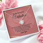 To My Valentine Love Knot Necklace