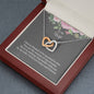 Two Hearts Necklace Gift for Wife