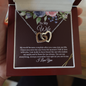 Interlocked Hearts Necklace for Wife