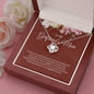 Love Knot Necklace for Girlfriend's Mom