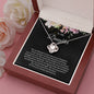 Stunning Love Knot Necklace Gift for Daughter