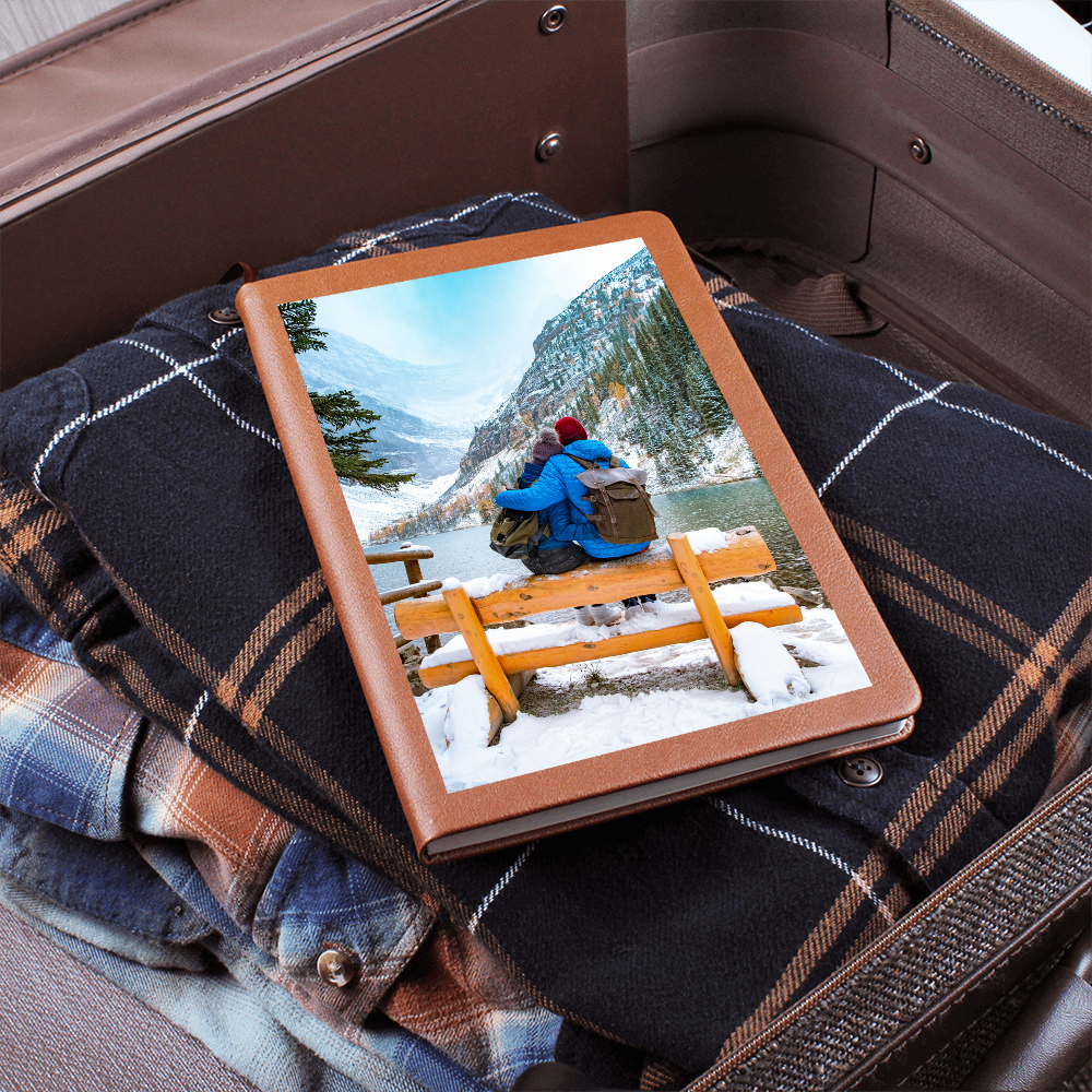 Personalized Leather Journal with Custom Photo