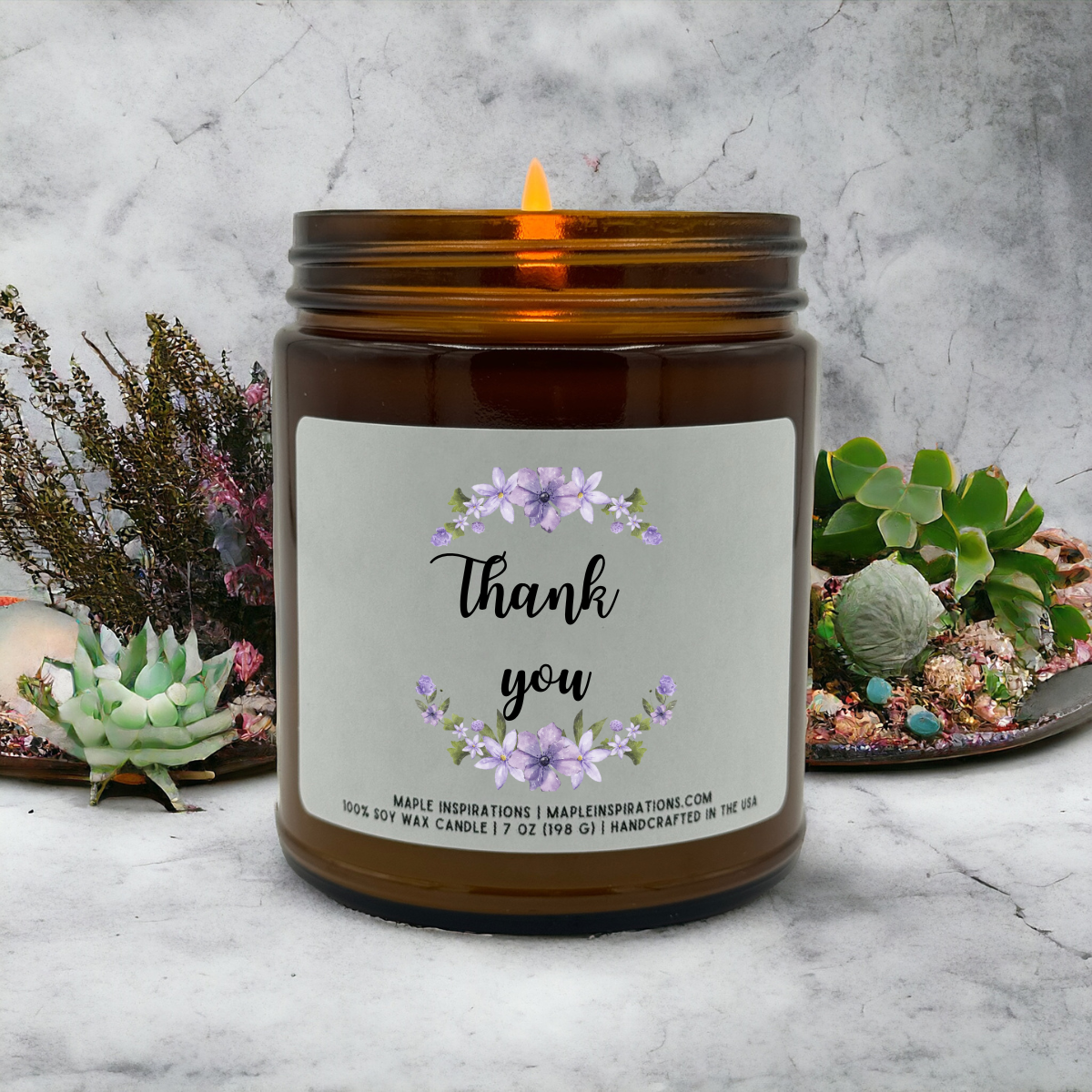 Thank you Gift Scented Candle Teacher Gift Hostess Gift Appreciation Gift Bridal Party Gift Nanny Gift Neighbor Gift Client Gifts Employee Gift