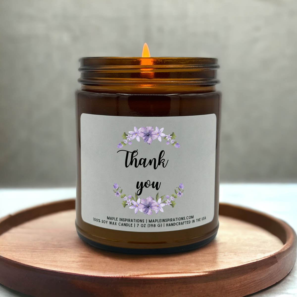 Thank you Gift Scented Candle Teacher Gift Hostess Gift Appreciation Gift Bridal Party Gift Nanny Gift Neighbor Gift Client Gifts Employee Gift