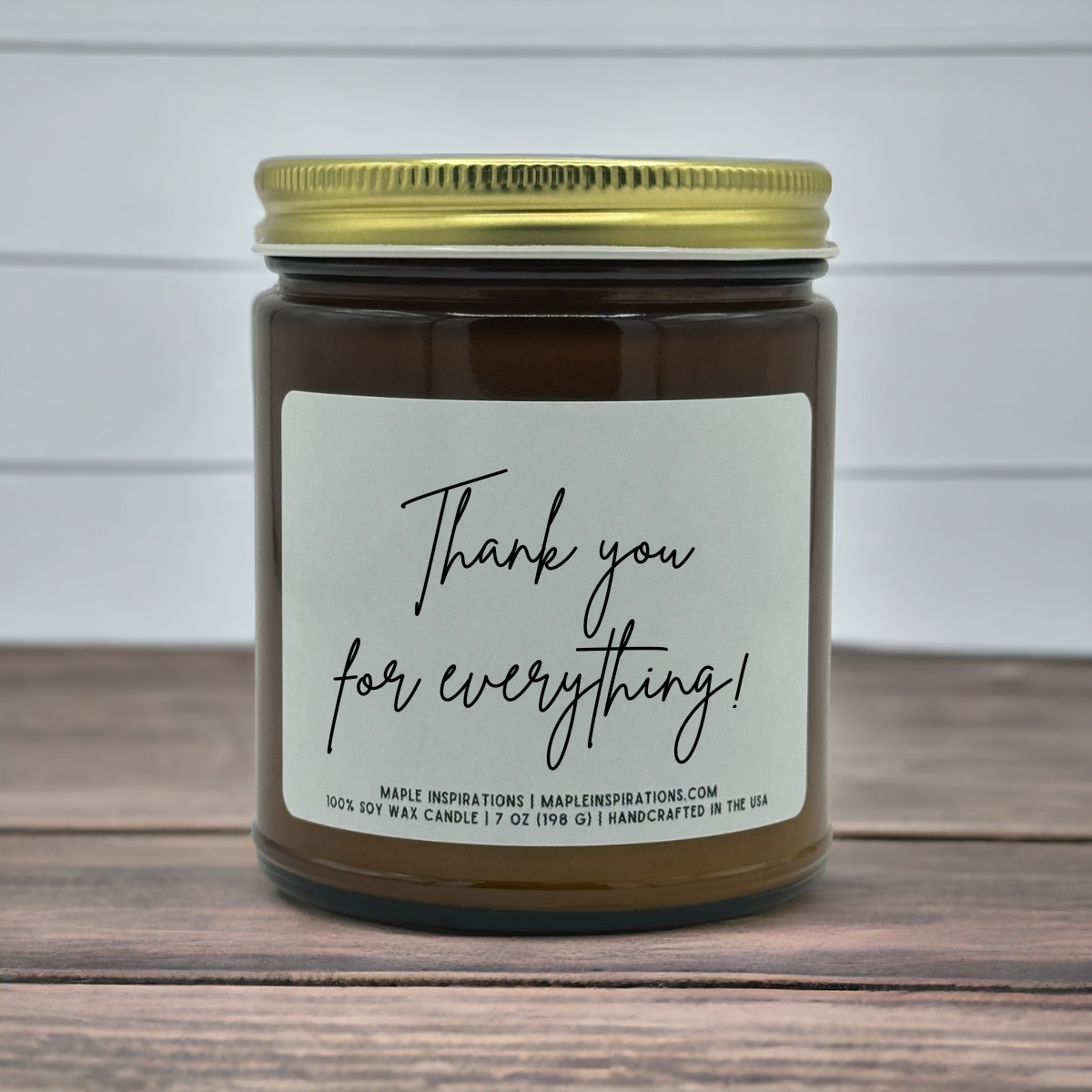 Thank you for everything Gift Thank you Gift Candle Teacher Appreciation Personalized Scented Candle Father&#39;s Day Gift Teachers Gifts Unique Gift for Her