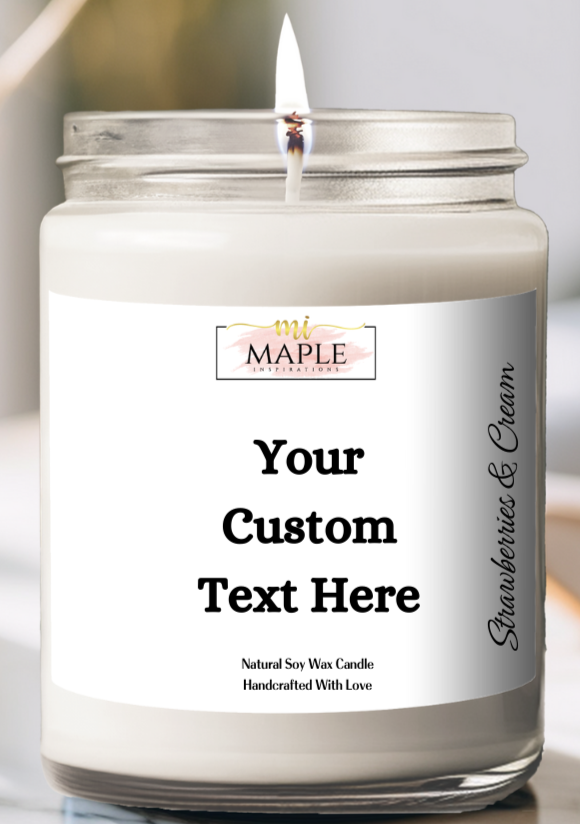 Personalized Candle