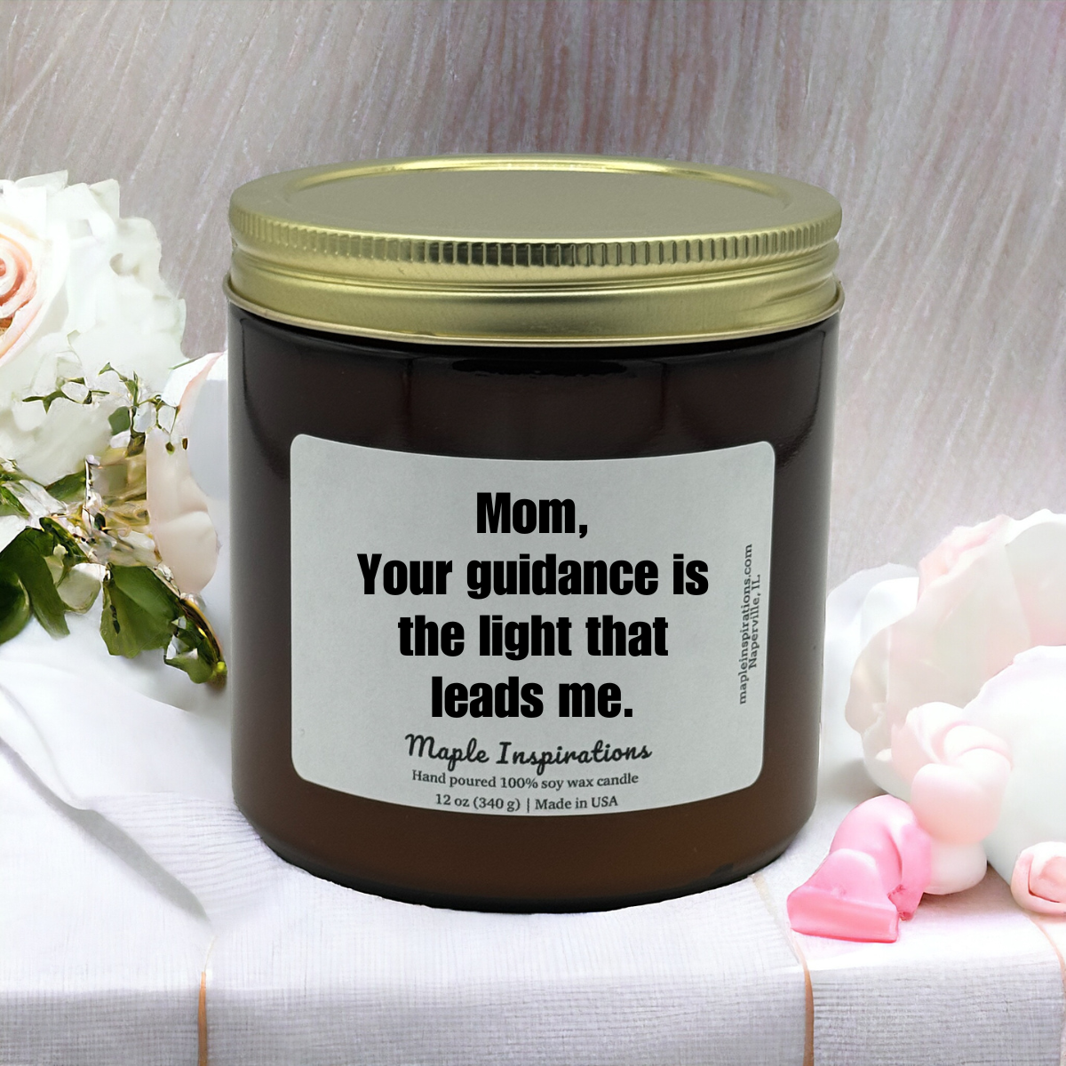 Soy Candle Gift For Mom, Scented Candle, Mother&#39;s Day Gift for Mom, Wedding Day Gift Mom , Mom Birthday, Mum, Gift From Daughter / Son, Mom thank you