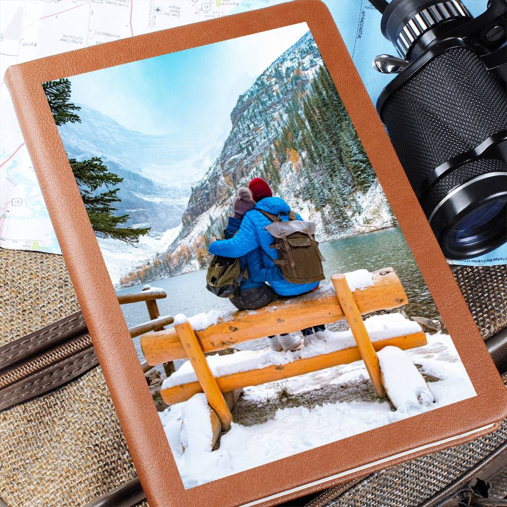 Personalized Leather Journal with Custom Photo