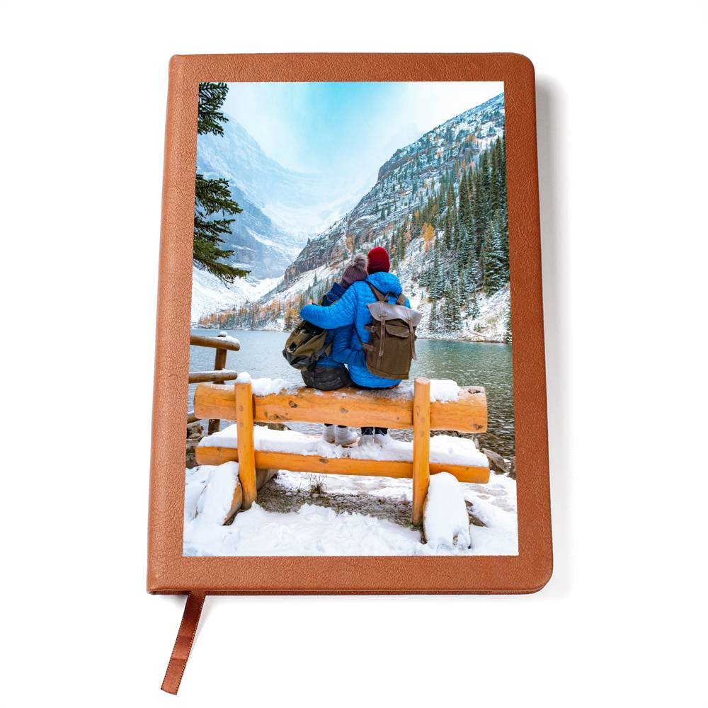 Personalized Leather Journal with Custom Photo