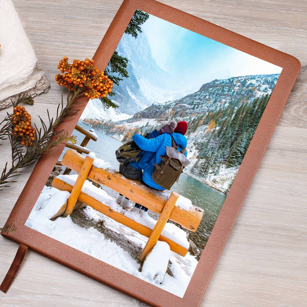 Personalized Leather Journal with Custom Photo
