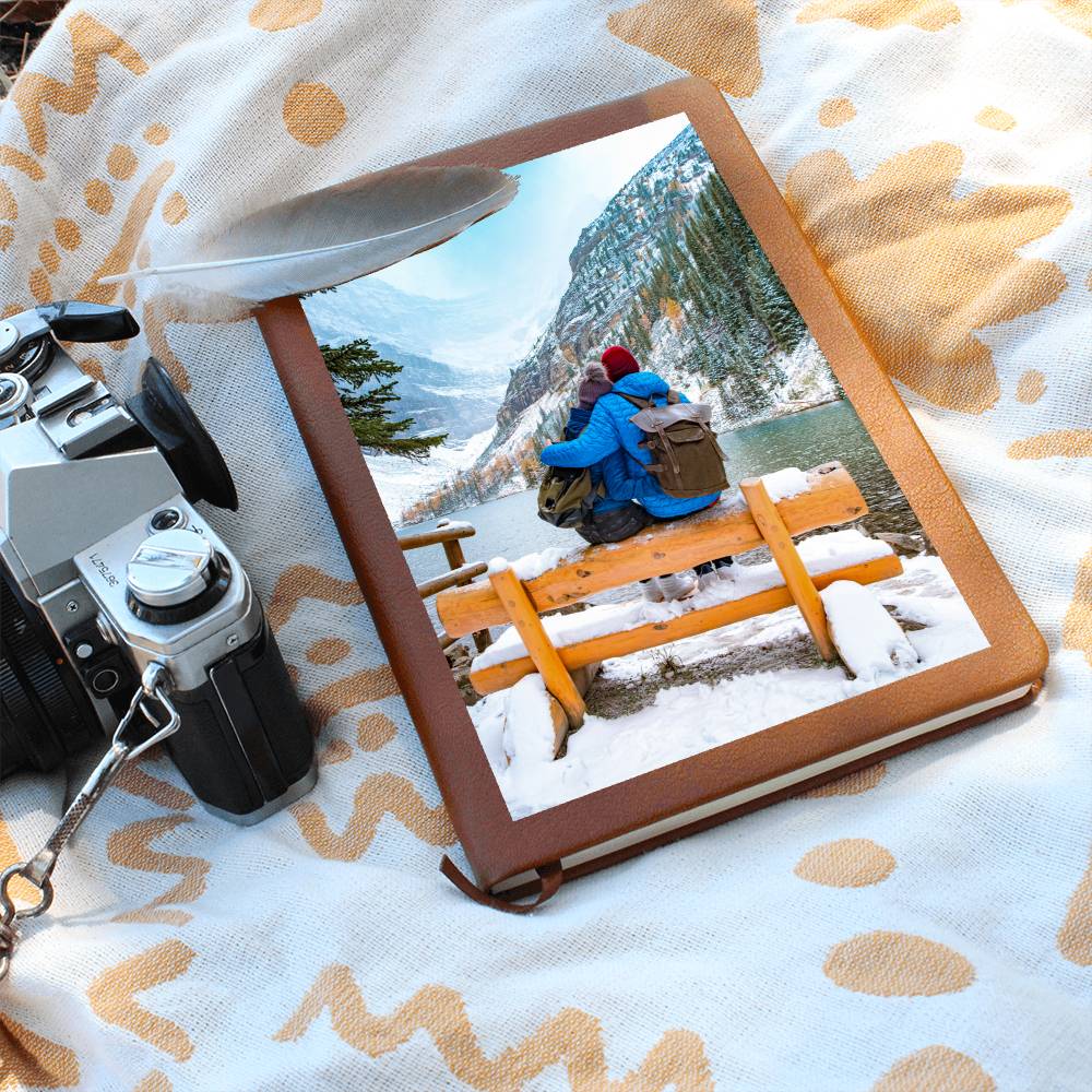 Personalized Leather Journal with Custom Photo