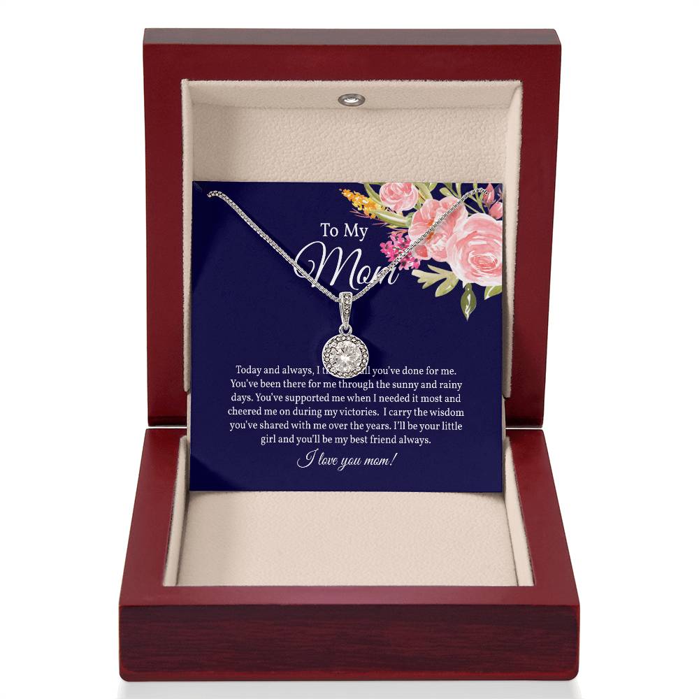 Gift from Daughter for Mom, Eternal Hope Necklace for Mom