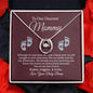 Lucky In Love Necklace For  Our Dearest Mommy, Baby Shower Gift, Mom To Be Gift