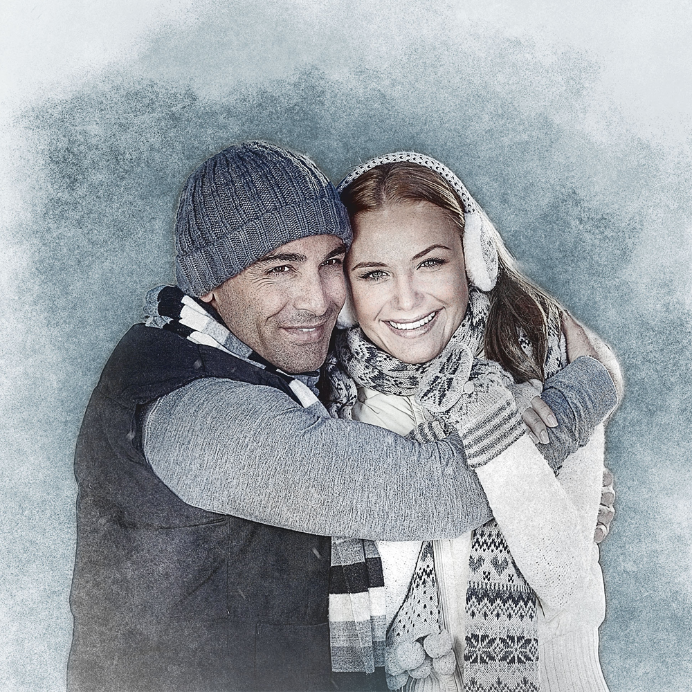 Elegant Ribbon Necklace with a Personalized Portrait