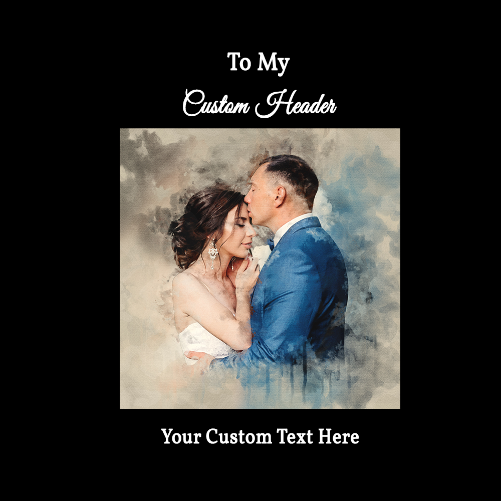 Stunning Ribbon Necklace with a Personalized Portrait