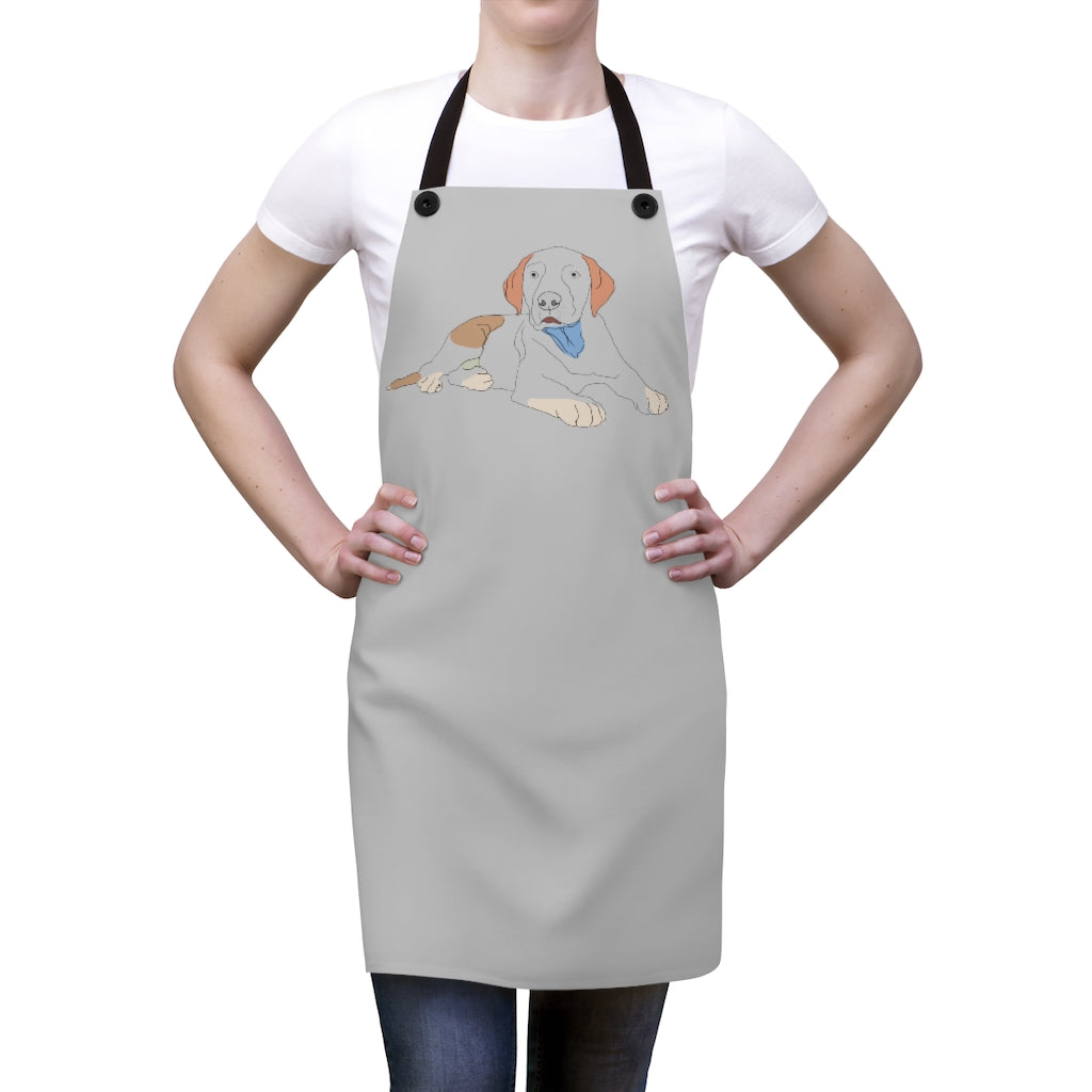 Personalized Apron with Hand Drawn Pet
