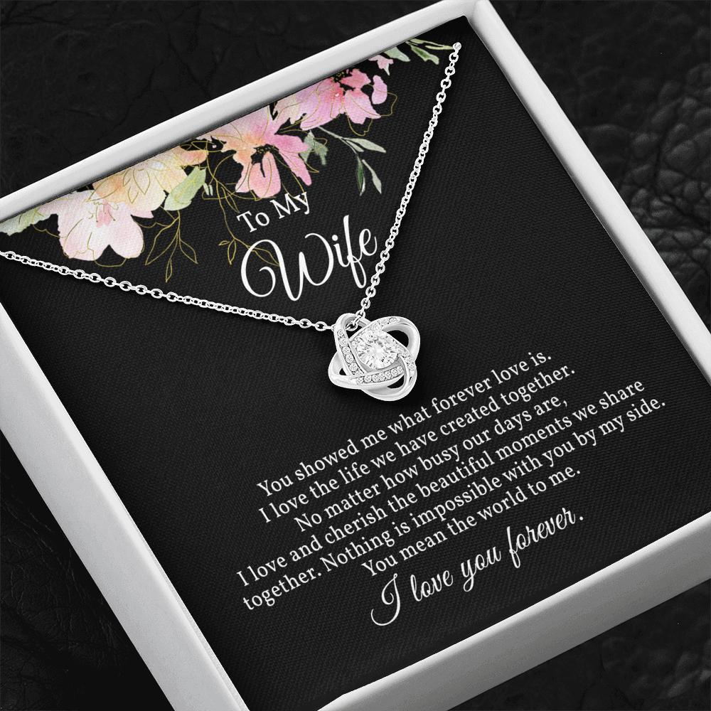 Stunning Love Knot Necklace for Wife