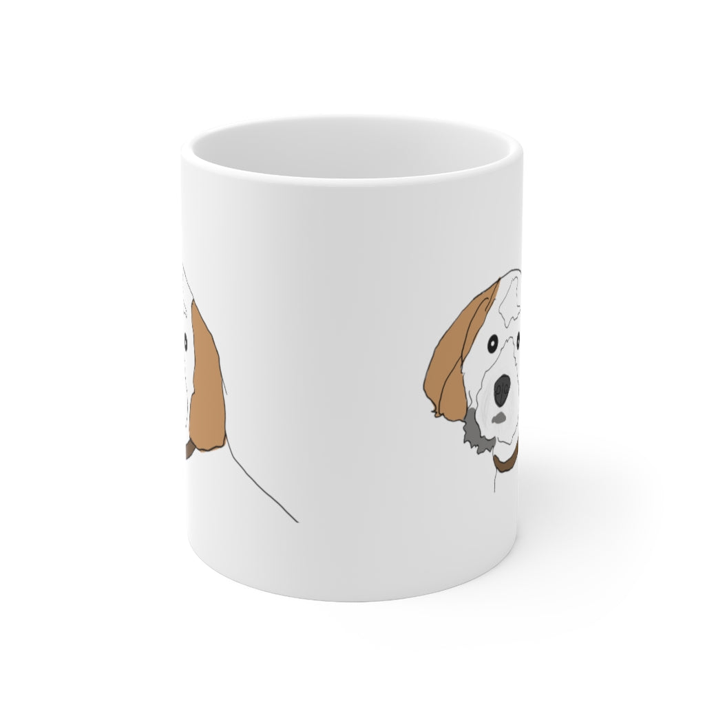 Custom Hand Drawn Dog Pet Mug