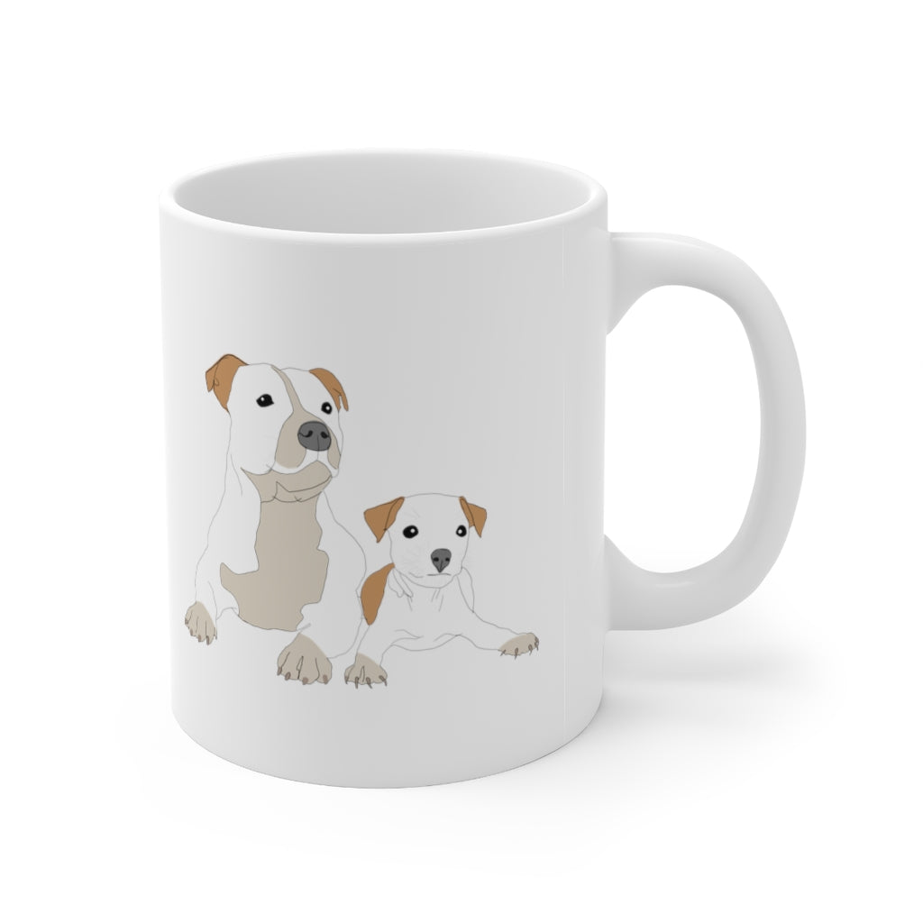 Custom Hand Drawn Dog Pet Mug