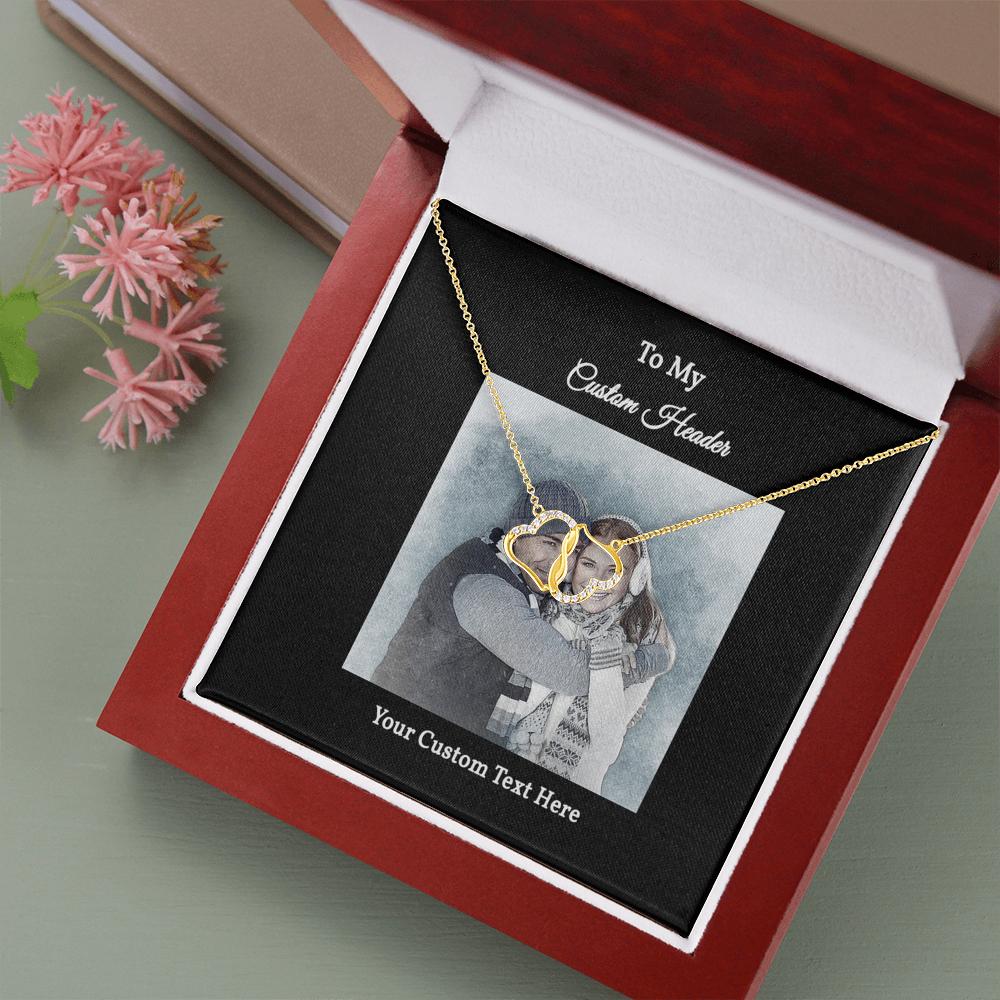 Everlasting Love Necklace with a Personalized Portrait
