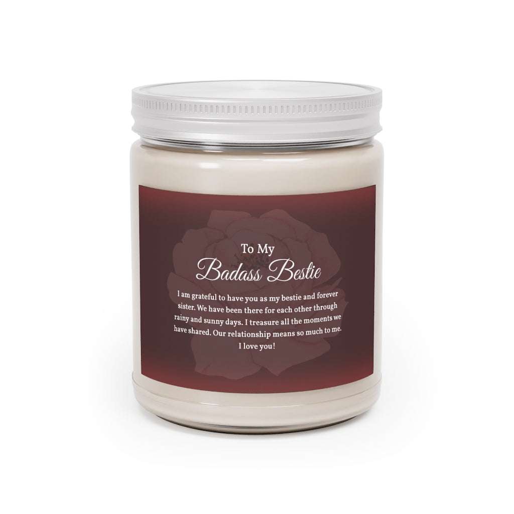 Best Friend Gift - Candle Jar with Aromatherapy Candle, 9oz
