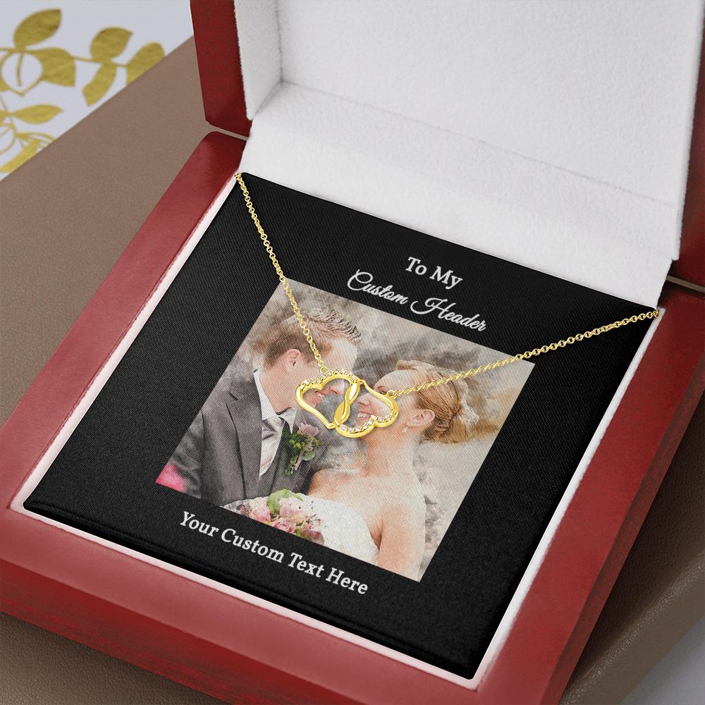 Everlasting Love Necklace with a Personalized Portrait