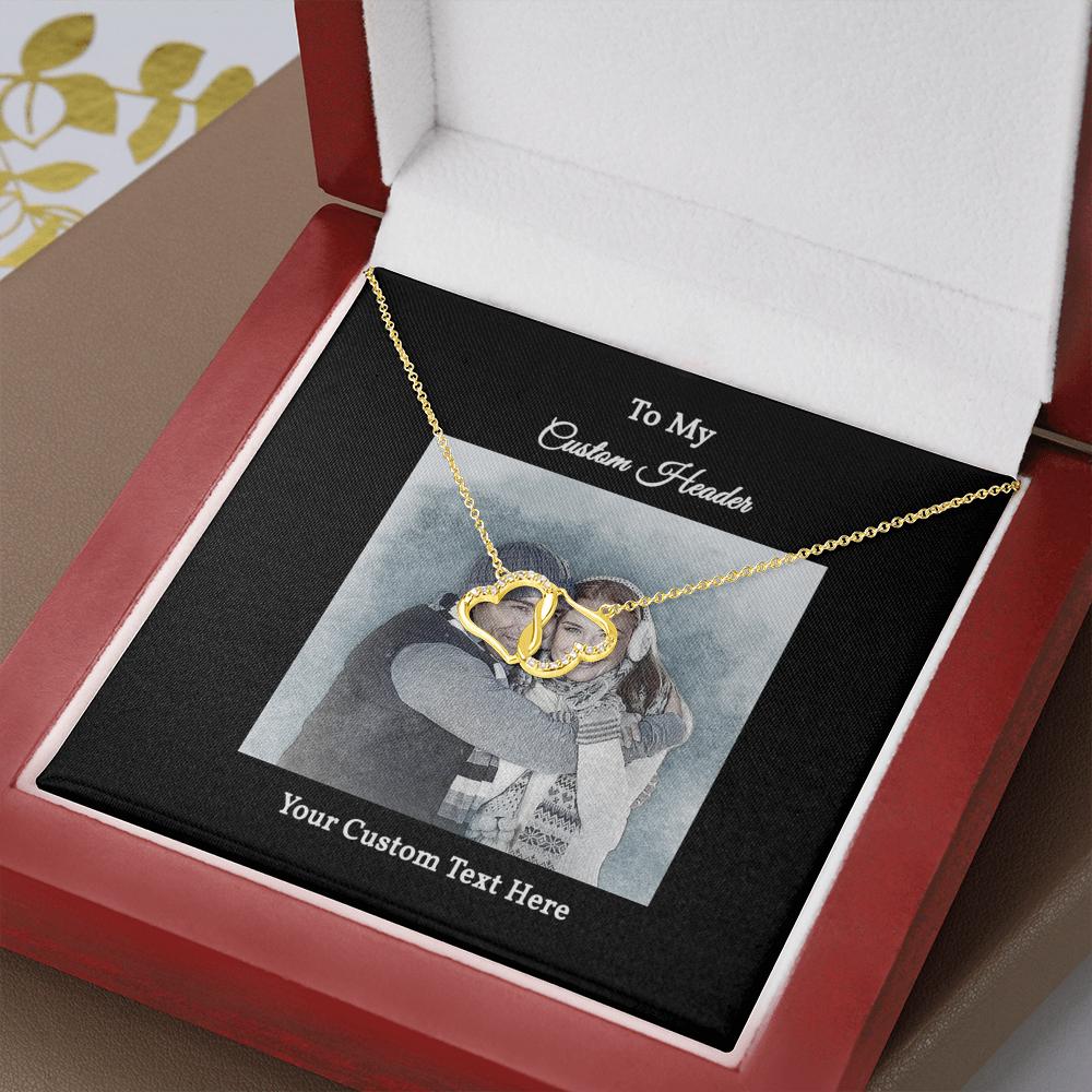 Everlasting Love Necklace with a Personalized Portrait