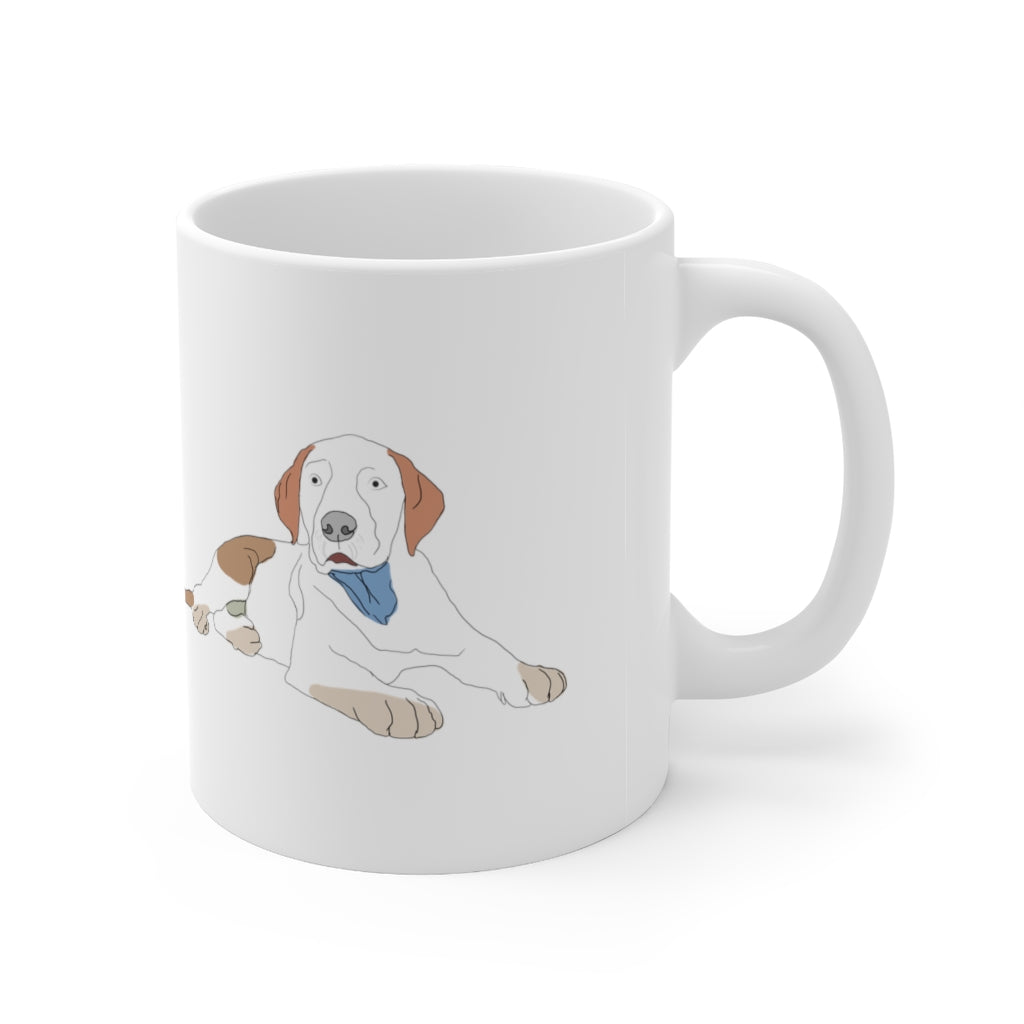 Custom Hand Drawn Dog Pet Mug