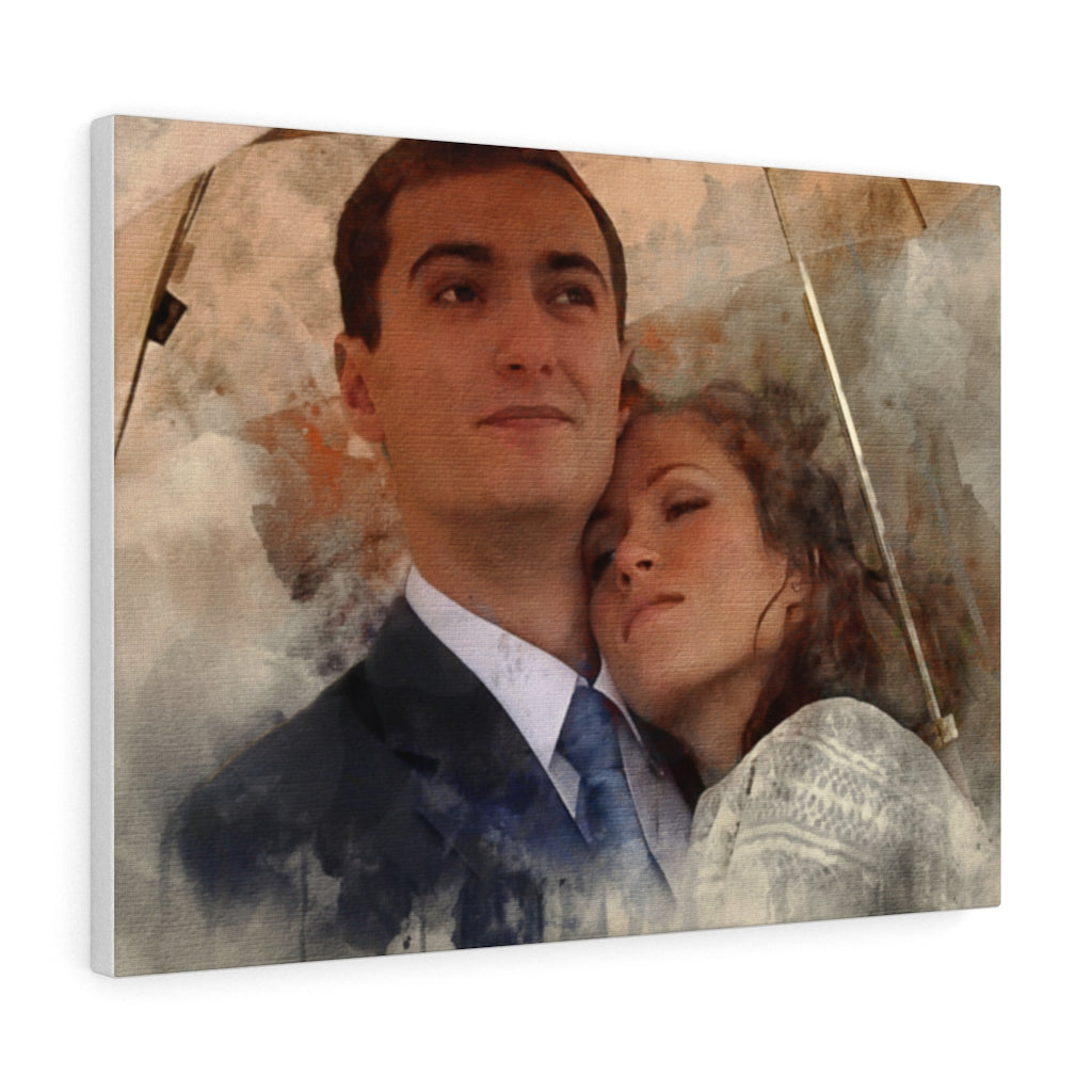 Personalized Watercolor Painting, Custom Watercolor Portrait From Photo