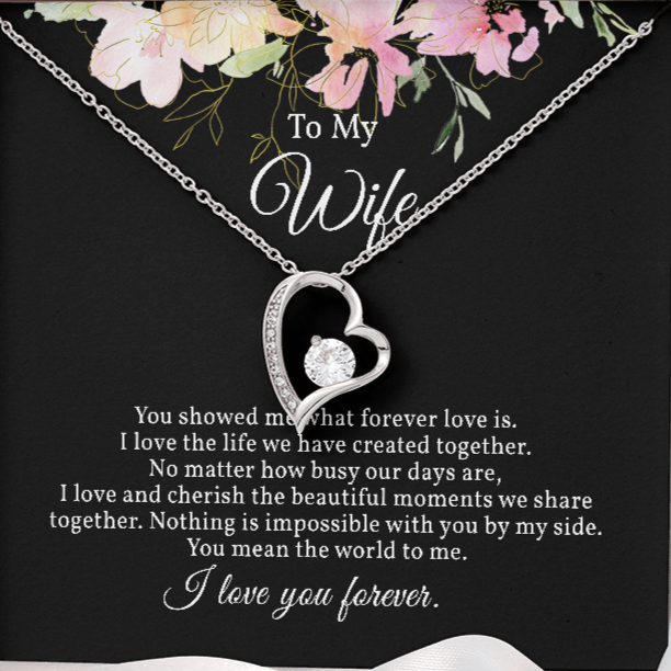 Forever Love Necklace for Wife