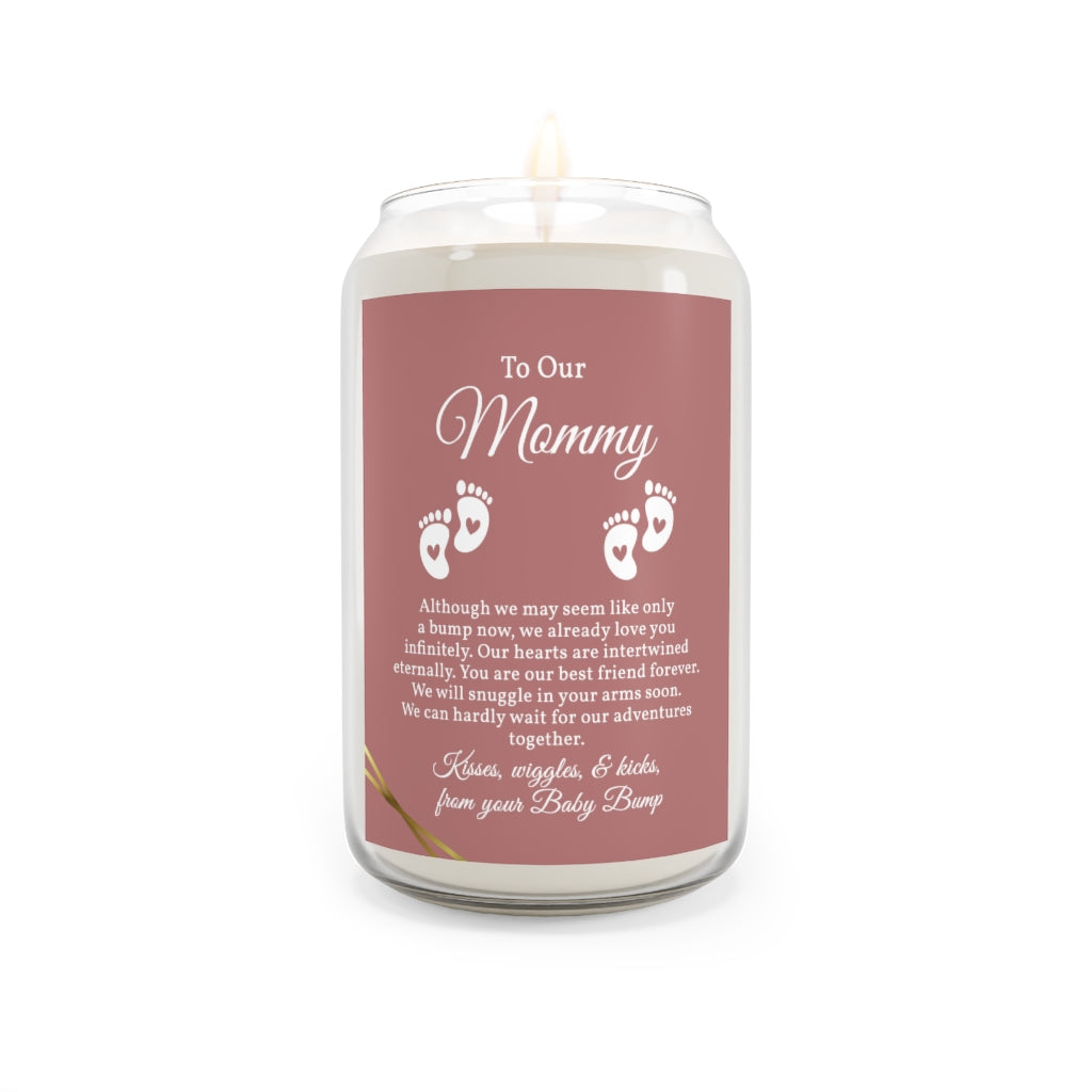 Twin Baby Gift for Mom, Twin Baby Shower, Gift For Twins, Baby Gender Reveal, Unique Baby Gift, Expecting Mom Gift, Pregnancy Reveal, Aromatherapy Candle, 13.75oz