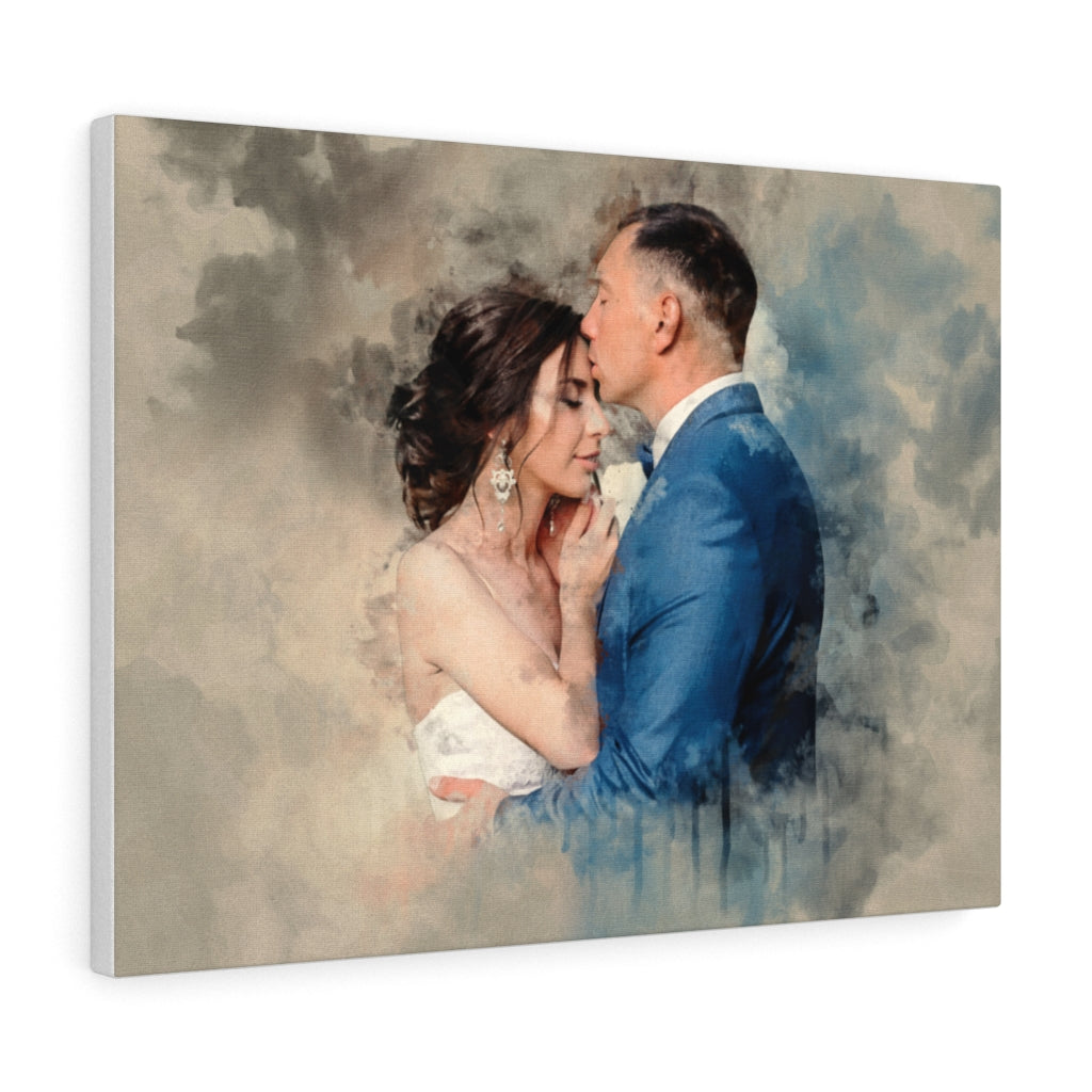 Personalized Watercolor Painting, Custom Watercolor Portrait From Photo