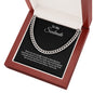 Men's Cuban Link Chain Necklace Gift for Soulmate