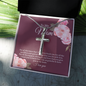 Cross Necklace for Mom