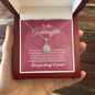 To My Goddaughter Necklace