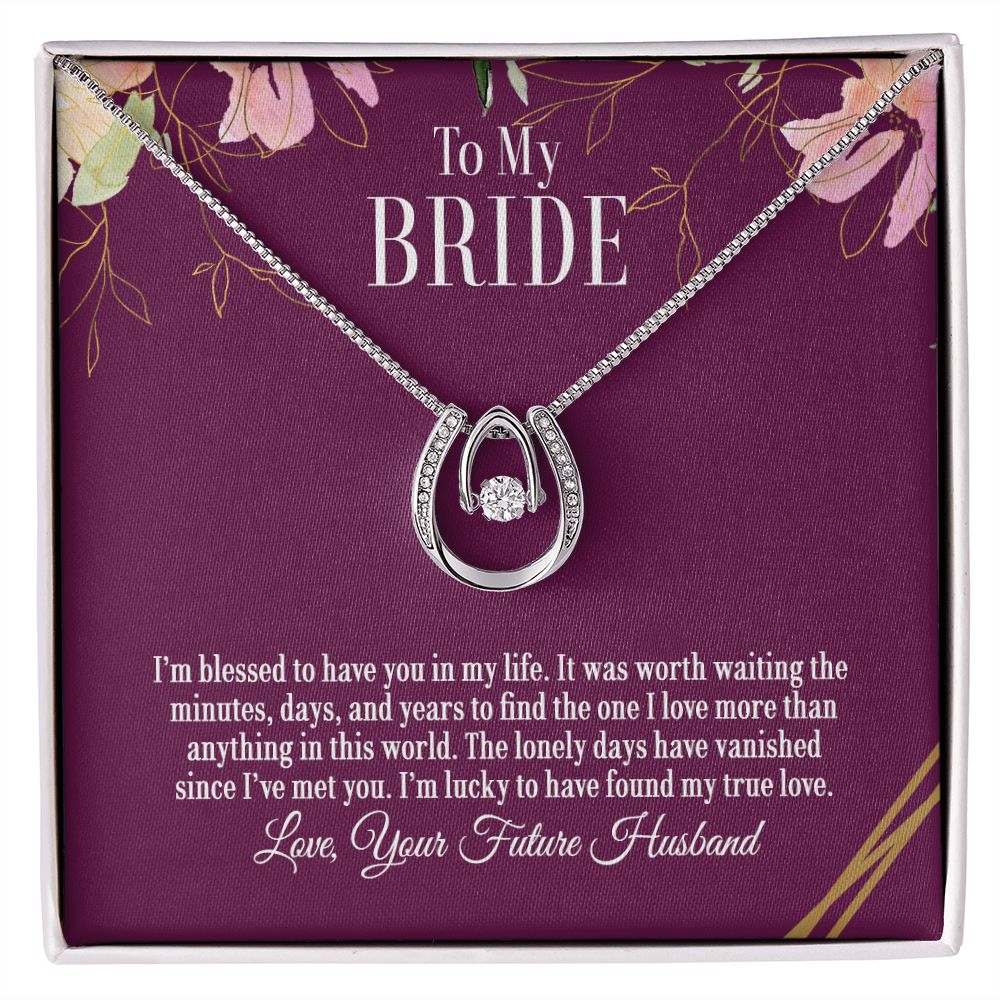 Necklace for Bride, Gift for Bride on Wedding Day from Groom