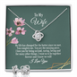 Elegant Love Knot Earring and Necklace Set for Wife