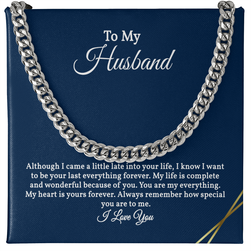 To My Husband Necklace