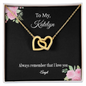 Custom Message Card Jewelry For Her 0726